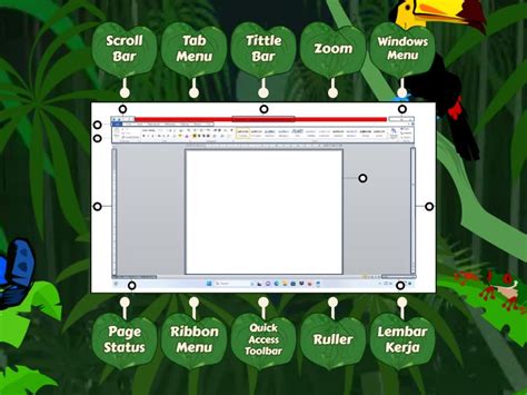 MENGENAL LEMBAR KERJA MS WORD Diagrama Con Etiquetas