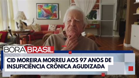 Cid Moreira morreu de insuficiência crônica agudizada em hospital no RJ