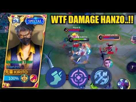 Hanzo Pakai Emblem Bakar Auto Ratakan Semua Musuh Build Top