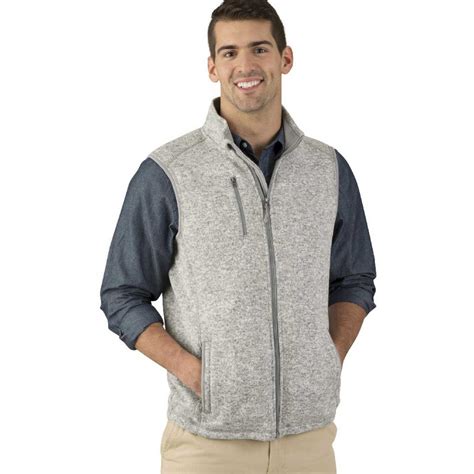 Charles River Men S Light Grey Heather Pacific Heathered Vest