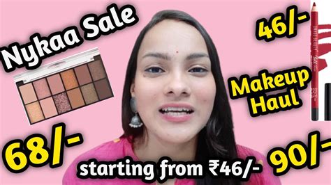 Nykaa Haul Nykaa Pink Friday Sale Nyka Makeup Haul Nykaa