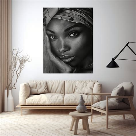 African Woman Artprintable Wall Art African Woman Wall Art African