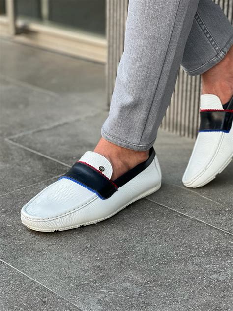 White Penny Loafers for Men | GentWith.com