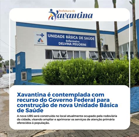 Xavantina Contemplada Recurso Do Governo Federal Para Constru O