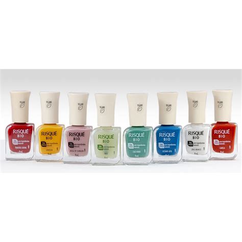 Kit Risque Efeito Gel Cores Topcoat Bio Vegano Shopee Brasil