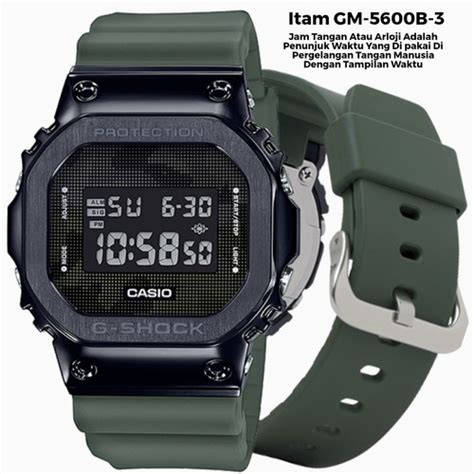 Jual JAM TANGAN PRIA MERK CASIO G SHOCK MIYOTA TYPE GMW B5000 BATERAI