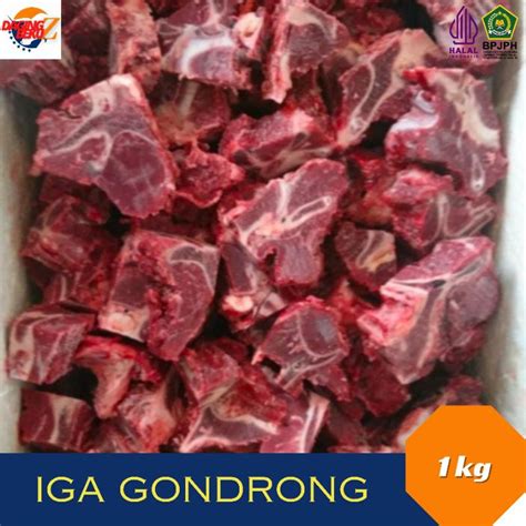 Jual TULANG IGA LEHER SAPI NECKBONE Atau Iga Gondrong 1 Kg Halal