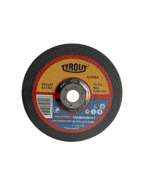 DISCO DE CORTE 178 X 3 2 Mm TYROLIT SECUR