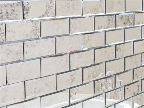 Зеркальная плитка с фацетом смотрится очень интересно Mirror Wall Tiles ...