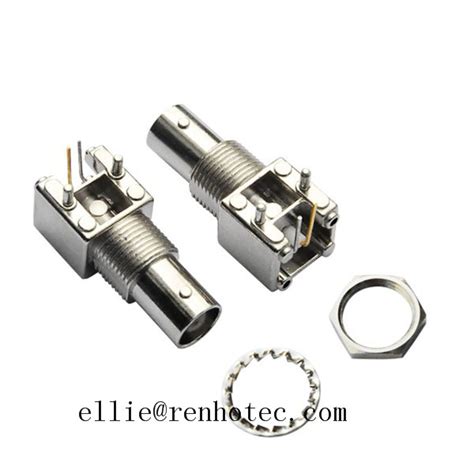 13 1Mm Female Right Angled Bnc Connector For Pcb Mount Shenzhen