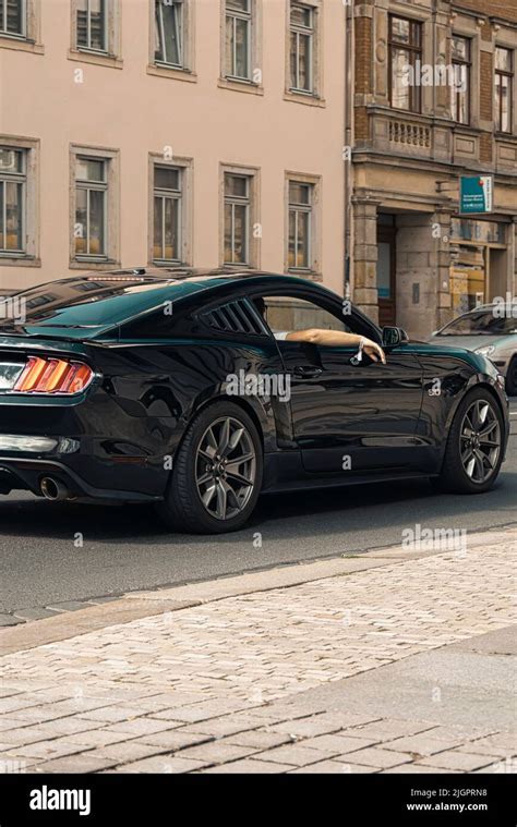 Ford Mustang Black Stock Photo Alamy