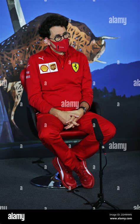 The Fia Press Conference Mattia Binotto Hi Res Stock Photography And