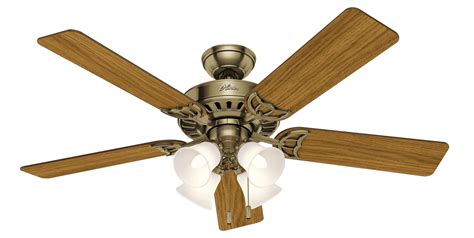 Hunter Flush Mount Ceiling Fan With Light Kit