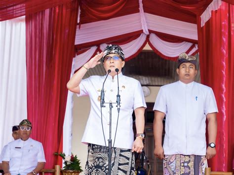 Peringatan HUT Ke 78 Republik Indonesia Di Kabupaten Badung Bupati