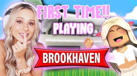 Foxkirsten Plays Brookhaven For The First Time Ever Roblox Brookhaven