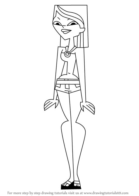 Learn How To Draw Heather From Total Drama Island Total Drama Island