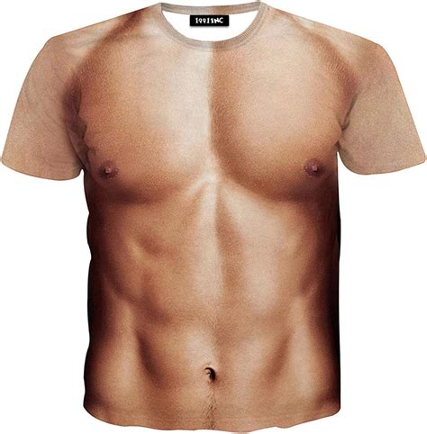 3d Art Printed Short Sleeves Muscle T Shirt Casual Summer Tees For Men Amazonca Clothing