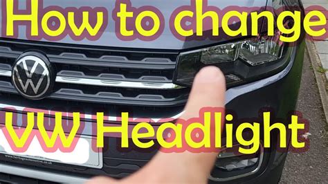 How To Replace Volkswagen VW TCross Headlight Bulb With No Tools In 2