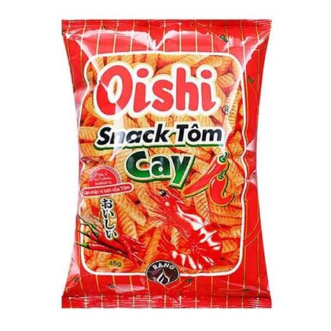 Oishi Prawn Crackers Spicy Flavor Classic Filipino Snack Off