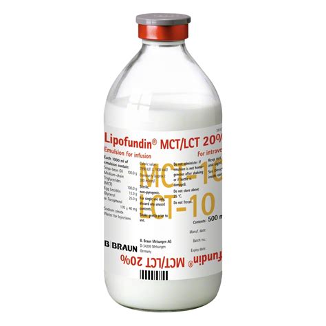 Nhũ dịch tiêm truyền Lipofundin MCT LCT 20 chai 500ml