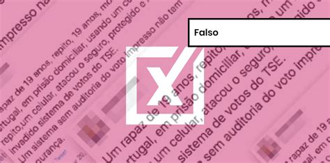 Jornal Correio É falso que hacker tenha atacado sistema de votos do TSE