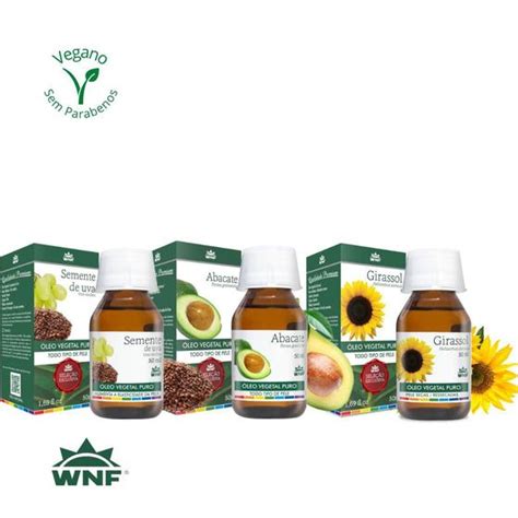 Kit Leo Vegetal De Abacate Semente De Uva E Girassol Wnf Leo