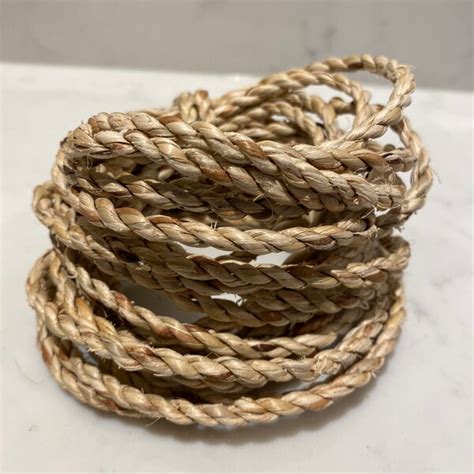 5 Mmnatural Water Hyacinth Rope Twisted Cord Craft Decorate Handmade 3 7 15 20 Yard Etsy