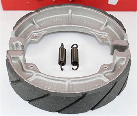 Front Rear Set Of Water Grooved Brake Shoes Springs For The Honda