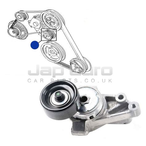 For Nissan Navara Frontier D Auxiliary Fan Belt Tensioner