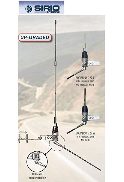 Base CB Antenna Sirio Boomerang Mod A