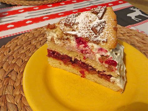 Spekulatius Kirsch Torte Von Knusperflocken Chefkoch De