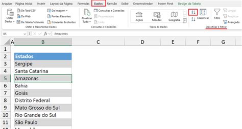 Colocar em Ordem Alfabética Excel Guia do Excel