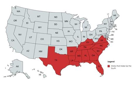 What States Are Considered The South Well It Depends What States