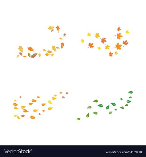 Autumn leaf background Royalty Free Vector Image