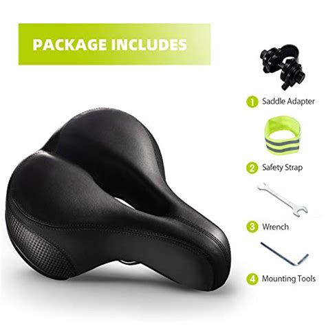 Roguoo Bike Seat Most Comfortable Bicycle Seat Dual Shock Absorbing