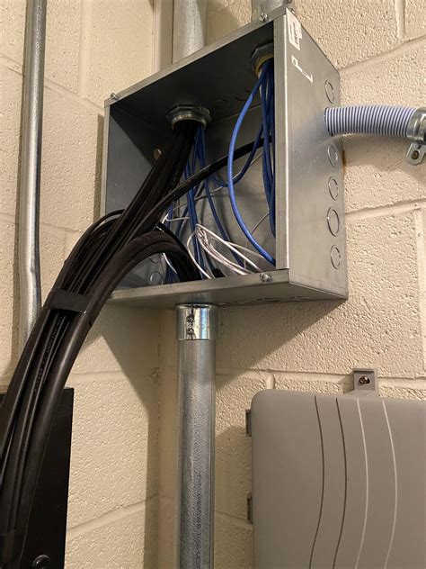 is it possible to cut out side of pull box and install a grommet