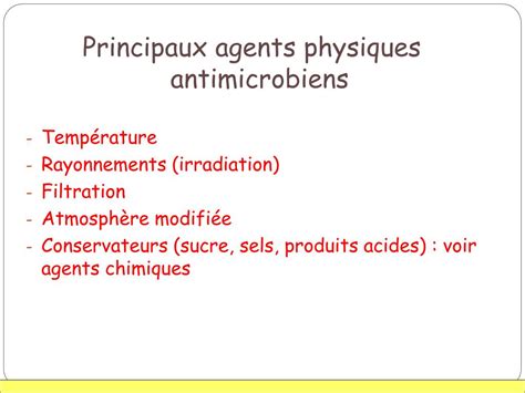 Ppt Les Agents Physiques Antimicrobiens Powerpoint Presentation Free