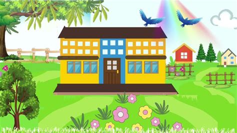 934 Background Sekolah Kartun Picture Myweb