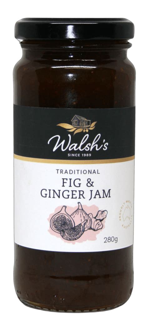 Fig Ginger Jam G Round Jar Walshs Home Made