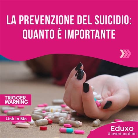 La prevenzione del suicidio quanto è importante Eduxo it