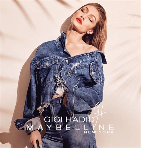 Gigi Hadid Gigixmaybelline Makeup Collaboration Campaign