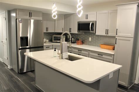 Kitchenette For A Frederick County Basement Talon Construction