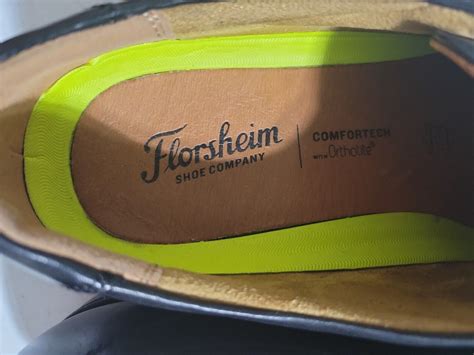 Florsheim Comfortech Ortholite Black Leather Oxford Gem