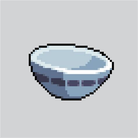 Pixel Art Illustration Bowl Pixelated Bowl Bowl Food Pixelated For