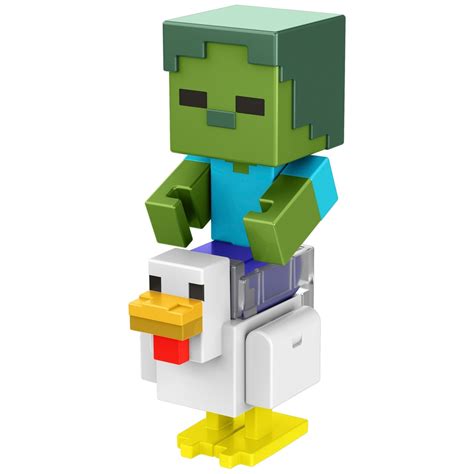 Minecraft 8cm Figure Zombie Chicken Jockey Smyths Toys Uk