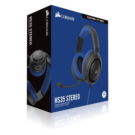 Auricular Corsair Hs35 Stereo Gaming Blue 7564 Corsair