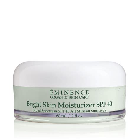 Eminence Bright Skin Moisturizer Spf 40 60ml Huidverzorgingspraktijk