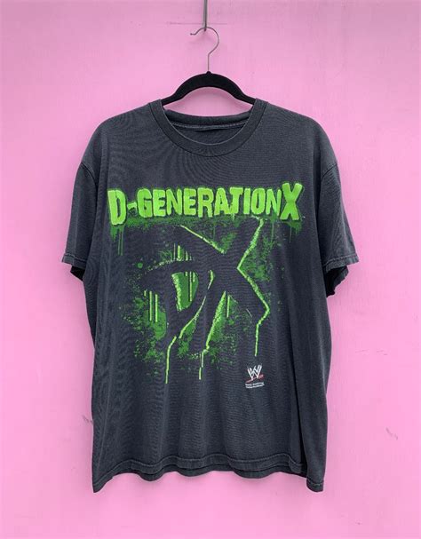 D Generation X Dx Wwe Wrestling T Shirt Attitude Era Boardwalk Vintage