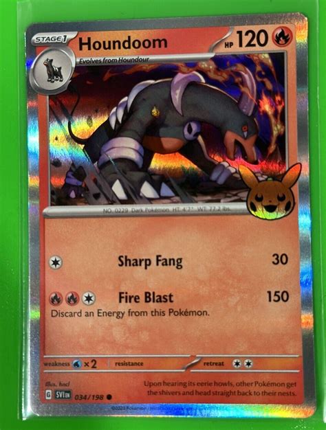 Houndoom Trick Or Trade Halloween Holo Ebay