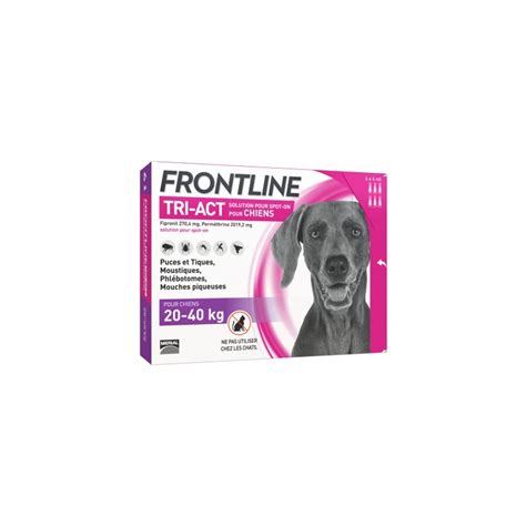 Frontline Tri Act Chiens Kg Pipettes Pharmacie Agnes Praden